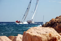 Sardinija, Porto ervo, Rollex regatos startas.