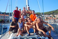 4-a komanda: 12 parų, 930jm, Roma-Palermo-Bari-Vis-Hvar-Trogir-Šibenek.